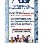 Pengambilan Ijazah Untuk Semua ALUMNI SMKN 11 Malang